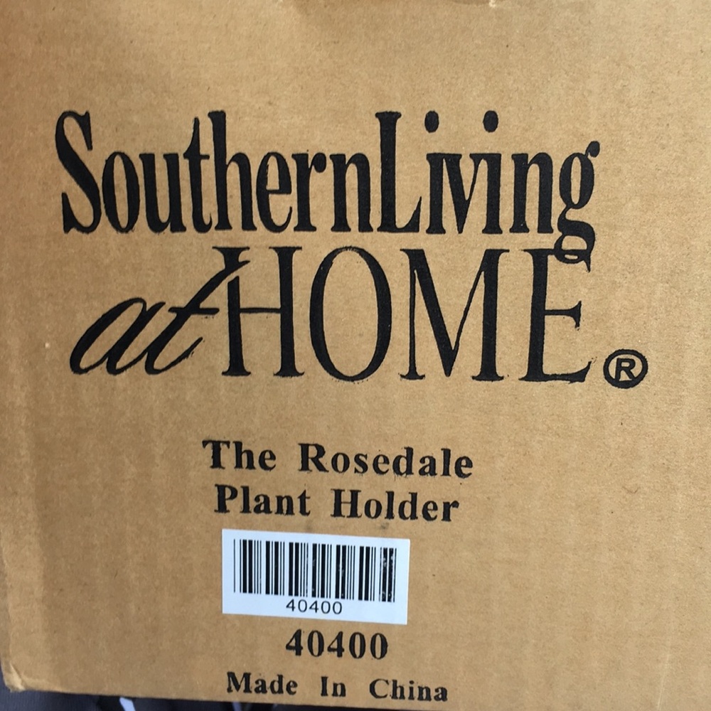 Southern living at home Rosedale plant holders